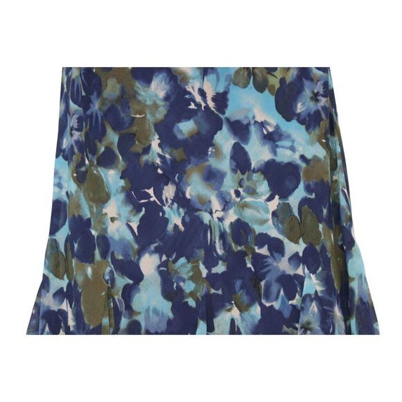 Dressbarn Skirt Size Medium Y2K Floral A-Line Flare Flowy Lightweight Grunge - Picture 3 of 10